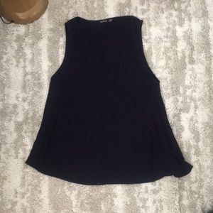 Navy Blue Petite Swing Dress